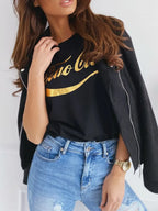 Women's Faux Suede Moto Jacket with Silver Hardware image 9