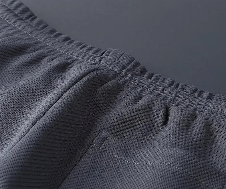 Men's Textured Zip-Up Tracksuit Set with Stand Collar image 12