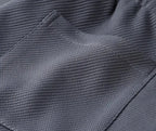Men's Textured Zip-Up Tracksuit Set with Stand Collar image 14