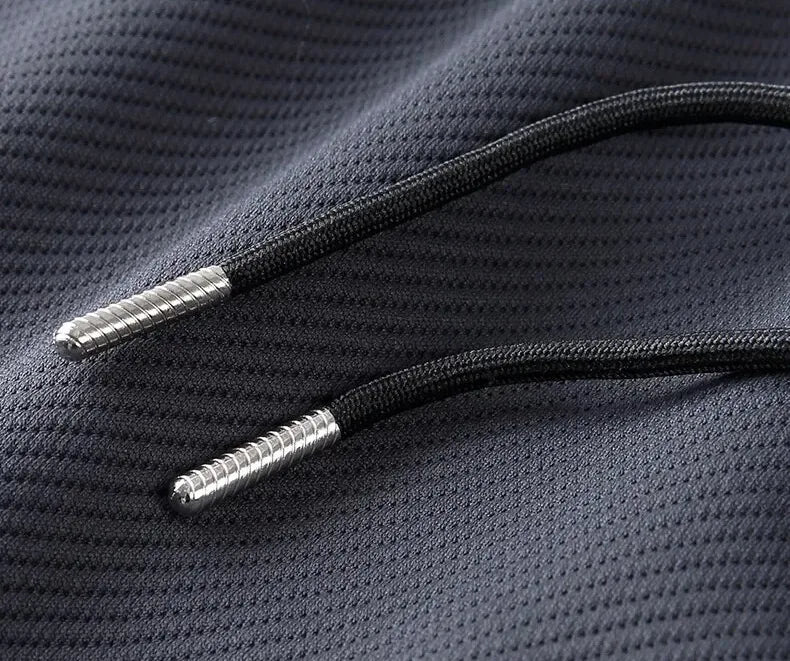 Men's Textured Zip-Up Tracksuit Set with Stand Collar image 15