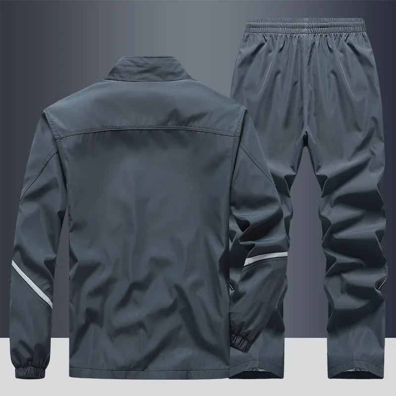 Damian | Men's Two-Piece Zip Tracksuit Set with Joggers