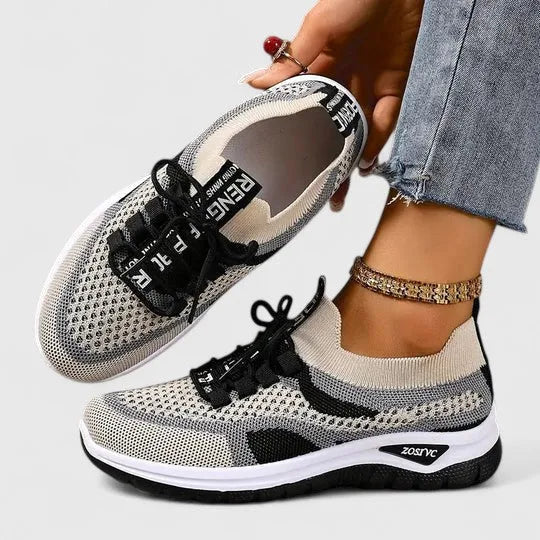 Orthopedic Knit Mesh Trainers with Arch Support for Women image 10