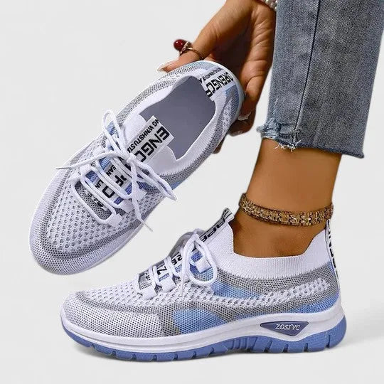 Orthopedic Knit Mesh Trainers with Arch Support for Women image 9