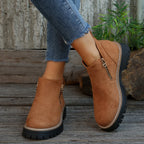 Orthopedic Suede Ankle Boots with Arch Support for Women image 10