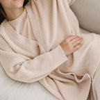 Oversized Ribbed Knit Cardigan for Women in Autumn image 12