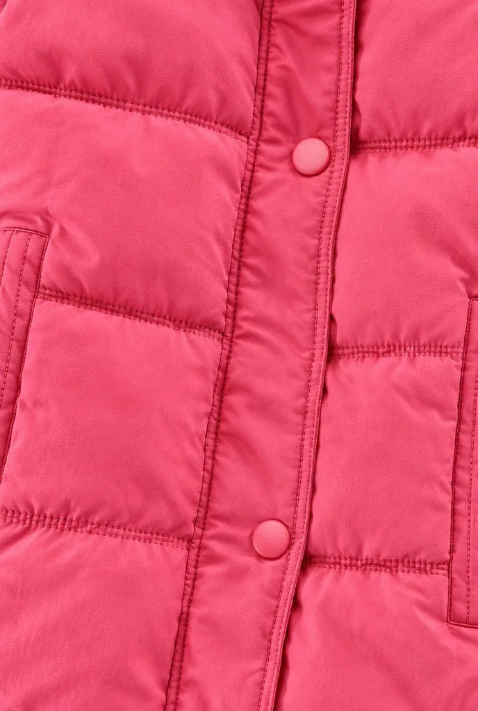 Padded Hooded Gilet for Women with Snap Buttons image 15