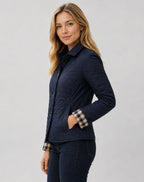 Elegant Quilted Collared Jacket for Women image 11