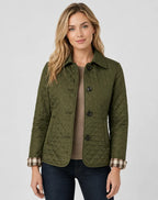 Elegant Quilted Collared Jacket for Women image 13