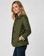Elegant Quilted Collared Jacket for Women image 14