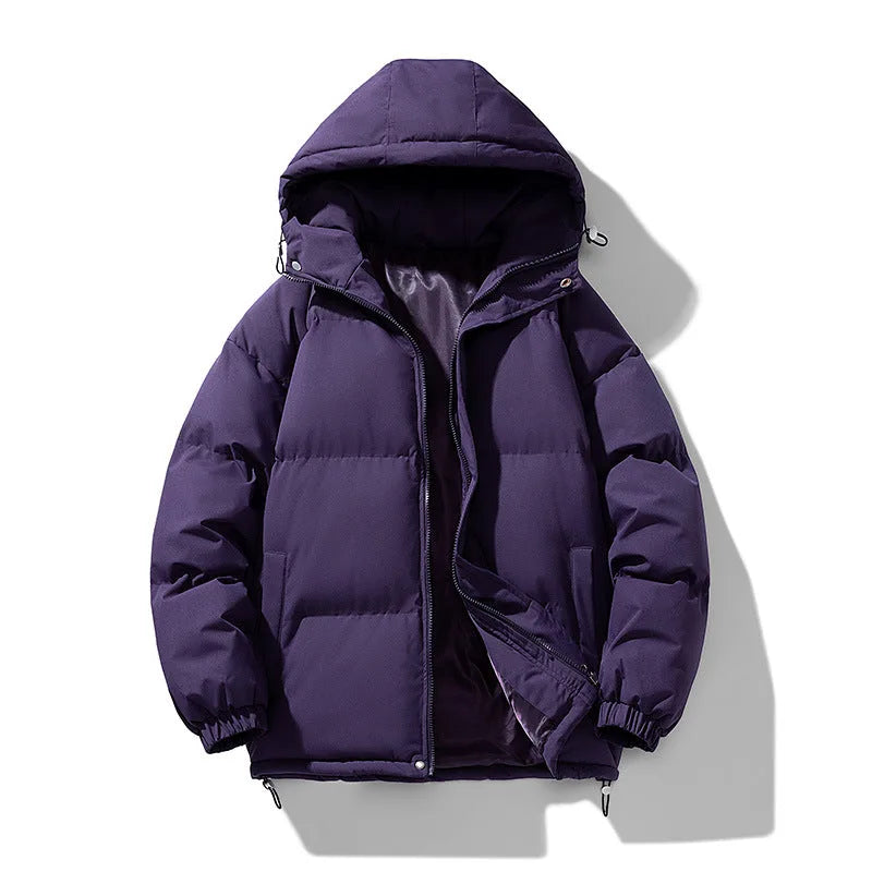 Men's Hooded Quilted Puffer Jacket for Winter image 10