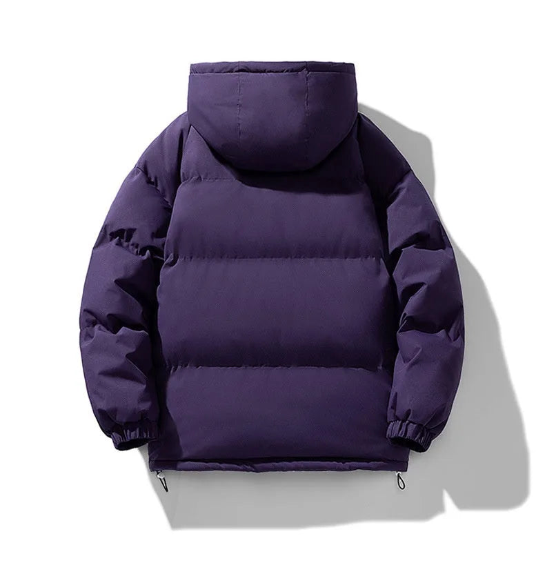 Men's Hooded Quilted Puffer Jacket for Winter image 11