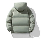 Men's Hooded Quilted Puffer Jacket for Winter image 12