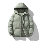 Men's Hooded Quilted Puffer Jacket for Winter image 13