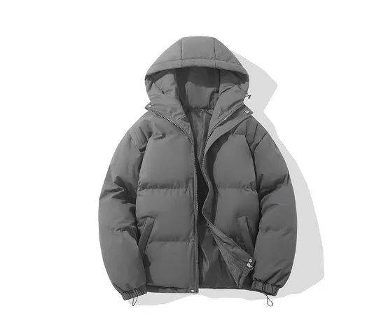 Men's Hooded Quilted Puffer Jacket for Winter image 16