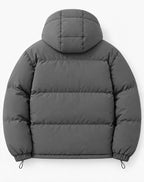 Men's Hooded Quilted Puffer Jacket for Winter image 18