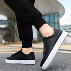 Men's Vegan Leather Slip-On Comfort Trainers image 10