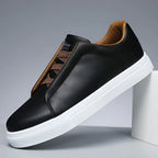 Men's Vegan Leather Slip-On Comfort Trainers image 13