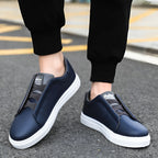 Men's Vegan Leather Slip-On Comfort Trainers image 9